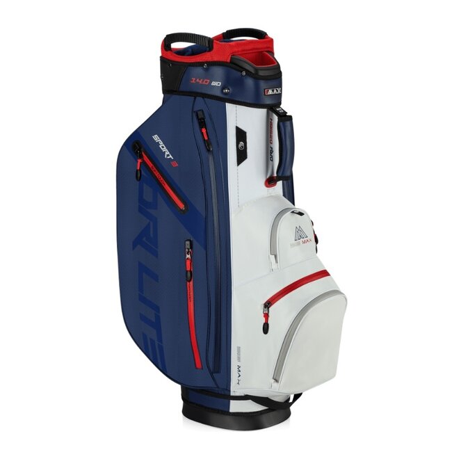 Big Max Dri Lite Cart Bag Sport 3 navy wit rood