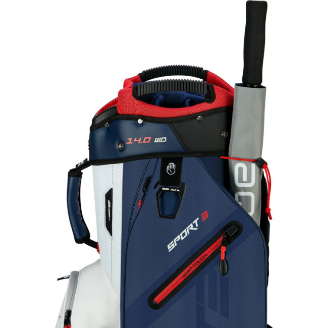 Big Max Dri Lite Sport 3 Cart Bag navy wit rood