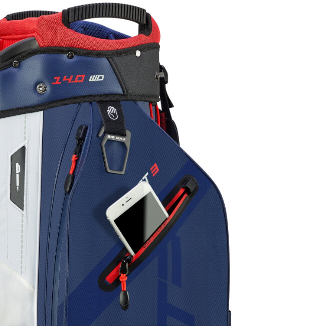 Big Max Dri Lite Sport 3 Cart Bag navy wit rood