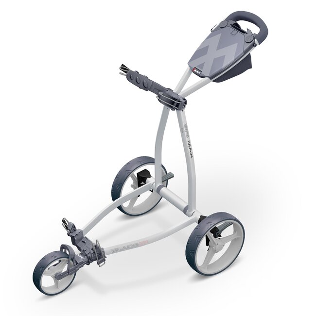 Big Max Blade IP 2 Golftrolley met 3 wielen wit grijs