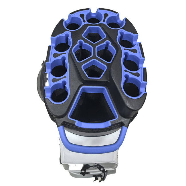 Fastfold Polaris Cartbag Rain Dry Grijs Wit Blauw