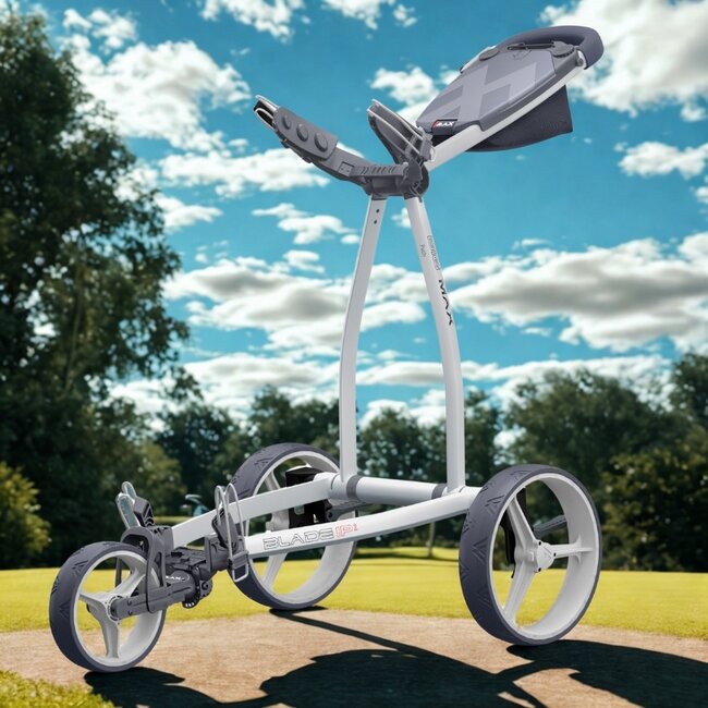 Big Max Blade IP2 3 Wheel Trolley Wit Grijs