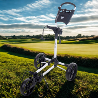 Fastfold Fastfold Slim 3 Wheel Trolley wit black