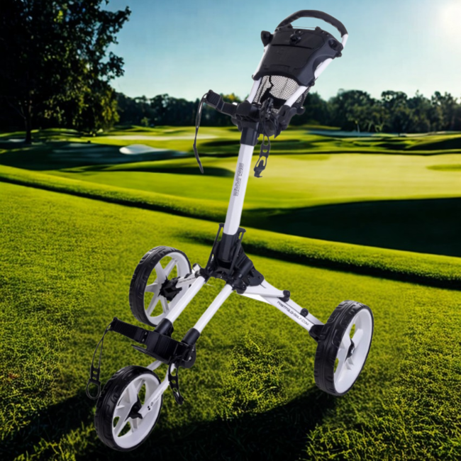 Fastfold - Square - 3 Wheel Trolley wit - wit
