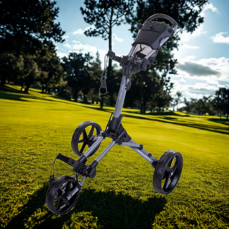 Fastfold Fastfold Square 3 Wheel Trolley grey black