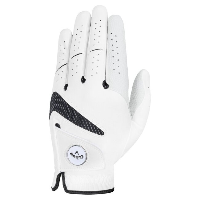 Callaway linkshandige golfhandschoen Syntech wit