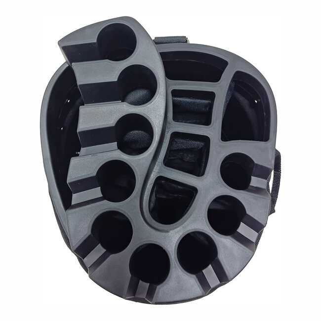 Fastfold Ventura Cartbag Zwart wit geel