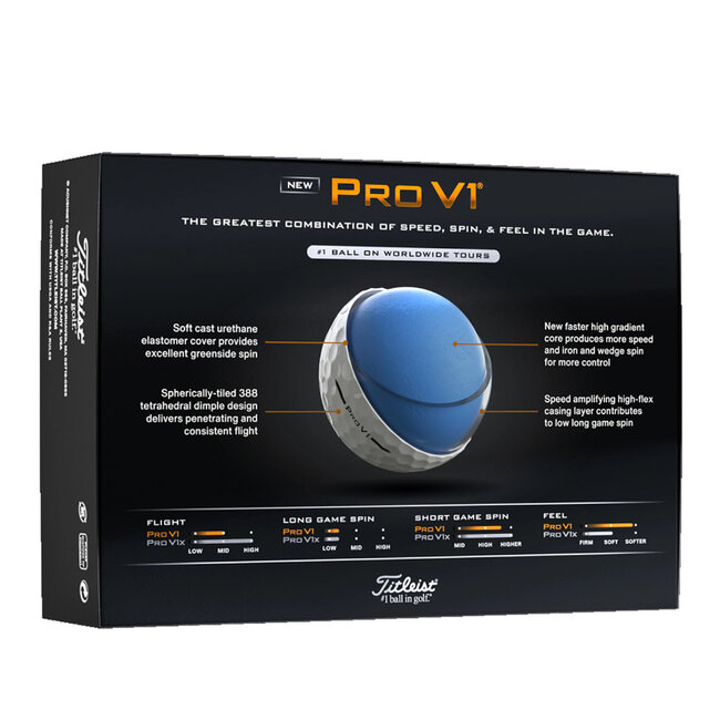 Titleist Pro V1 Golfbal Wit