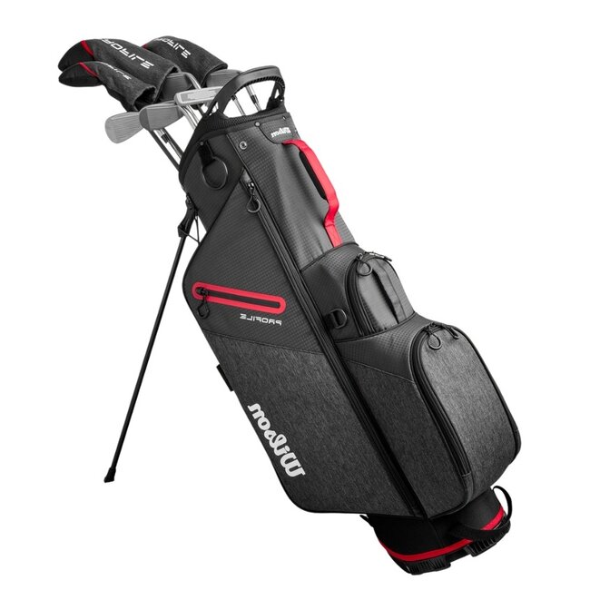Wilson - Profile - Graphite - Full Set - links - Stand bag - Heren
