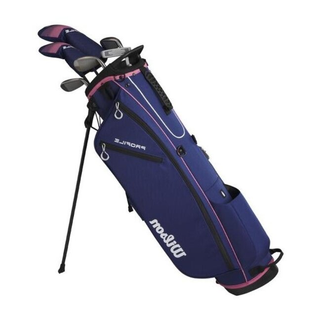 Wilson Profile halve set dames graphite linkshandig