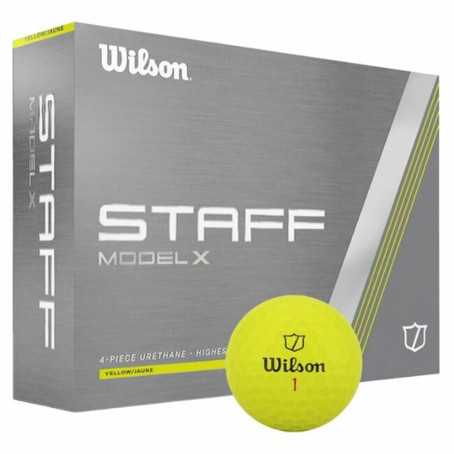 Wilson Staf - Model X - golfbal - geel