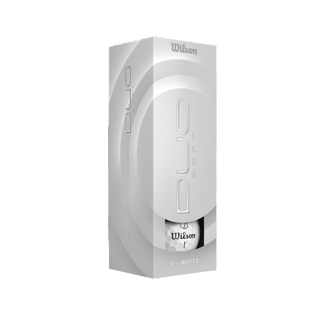 Wilson Duo Soft golfbal wit