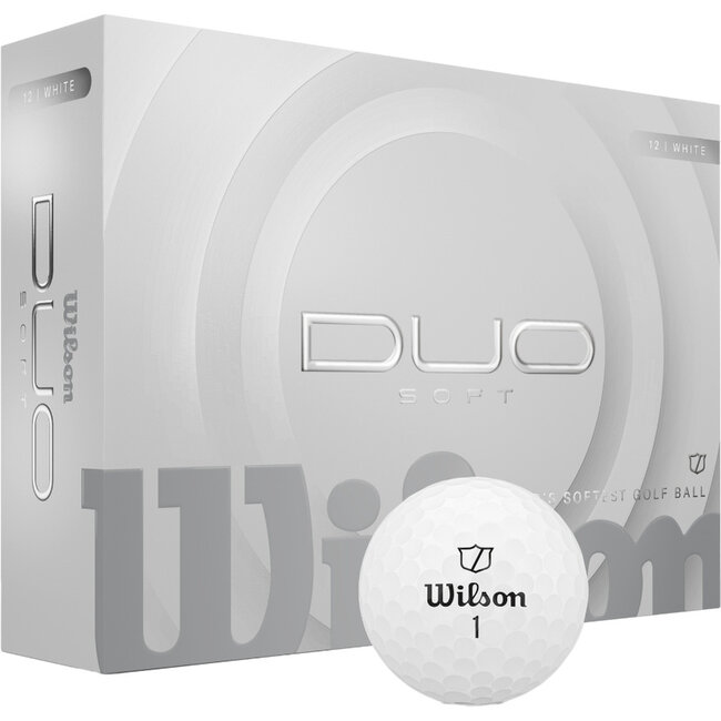 Wilson - Duo Soft - golfbal - wit
