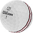 Wilson - Duo Soft - golfbal - Wit - Track 360°