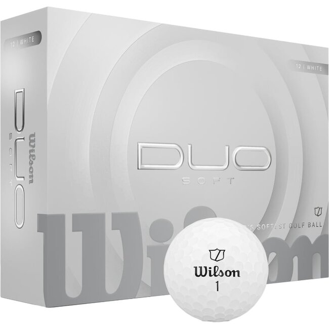 Wilson - Duo Soft - golfbal - geel