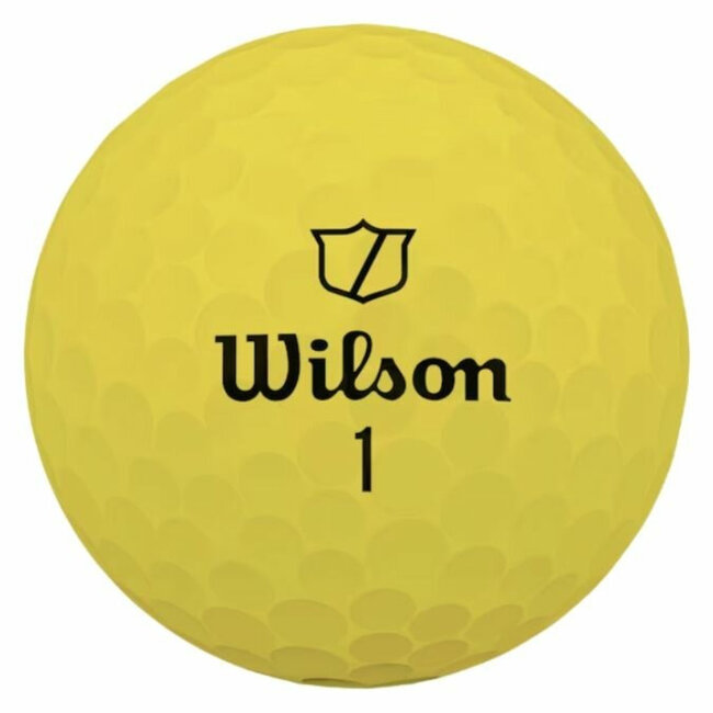 Wilson Duo Soft golfbal geel
