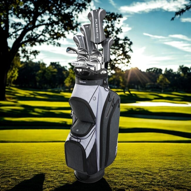 Black Friday deal: Wilson Player Fit Graphite Cart bag rechts dames