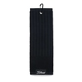 Titleist Trifold Golfhanddoek Zwart