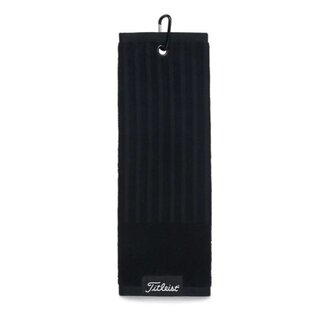 Titleist Titleist Trifold Golfhanddoek Zwart