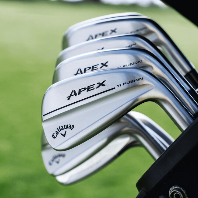 Callaway Apex TI Fusion staal ijzerset rechtshandig