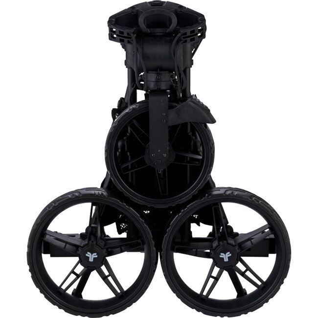 Fastfold Compact+ Golftrolley met 3 wielen zwart