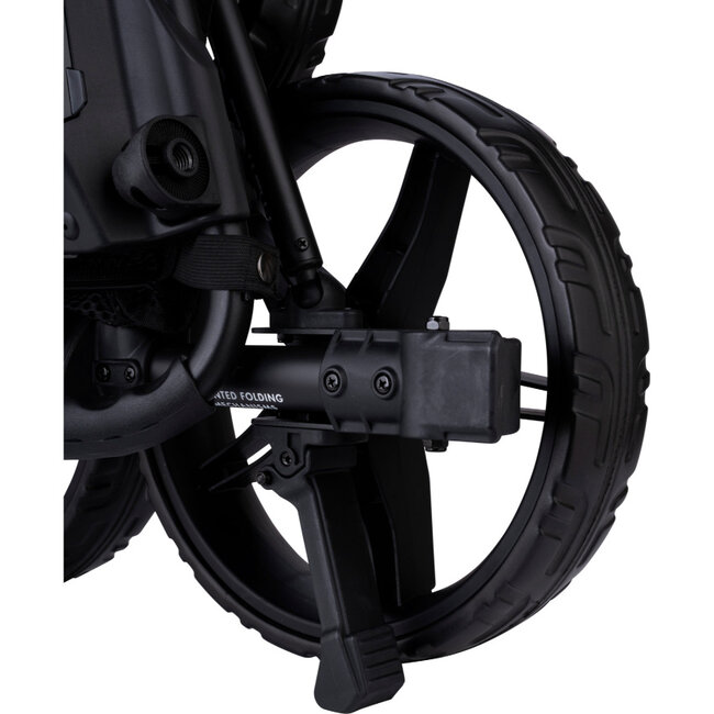 Fastfold Compact+ Golftrolley met 3 wielen zwart