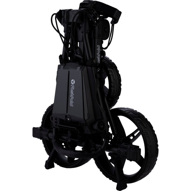Fastfold Compact+ 3 wheel trolley zwart