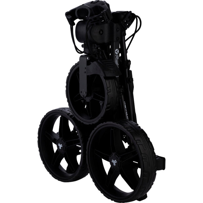 Fastfold Compact+ Golftrolley met 3 wielen zwart