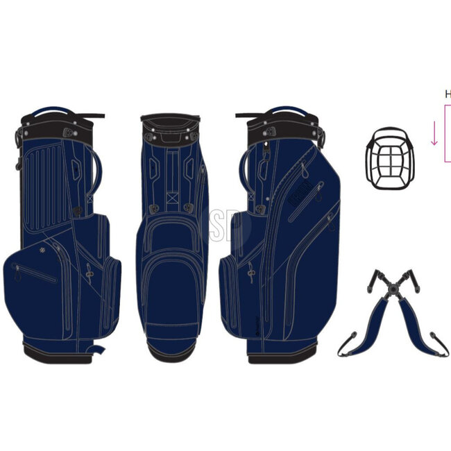 Fastfold Orion Stand Bag Navy