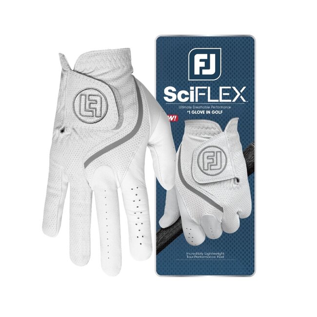 Black Friday Deal: Footjoy rechtshandige golfhandschoen SciFlEX wit