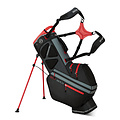 Big Max Dri lite Hybrid Tour 2 Standbag zwart charcoal rood
