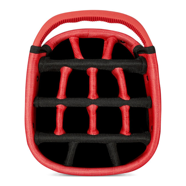 Big Max Dri lite Hybrid Tour 2 Stand Bag zwart charcoal rood