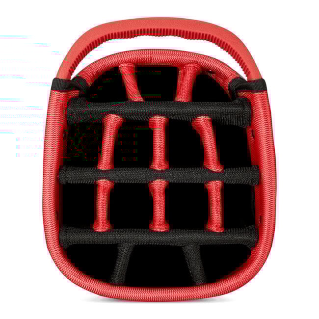 Big Max Drilite Hybrid Tour 2 Standbag zwart charcoal rood