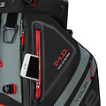 Big Max Dri lite Hybrid Tour 2 Standbag zwart charcoal rood