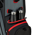 Big Max Dri lite Hybrid Tour 2 Standbag zwart charcoal rood