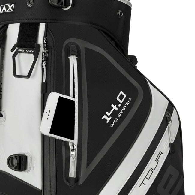 Big Max Drilite Hybrid Tour 2 Standbag zwart wit