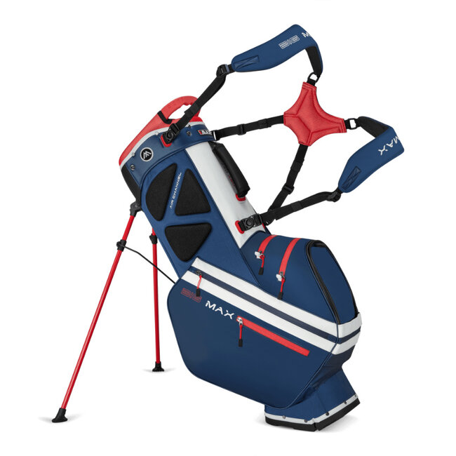 Big Max Dri Lite Hybrid Tour 2 Stand Bag navy rood wit