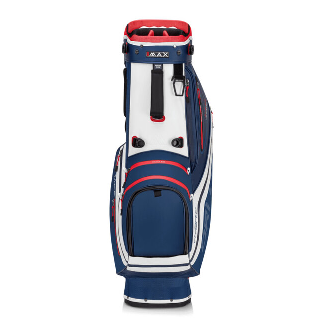 Big Max Dri Lite Hybrid Tour 2 Stand Bag navy rood wit