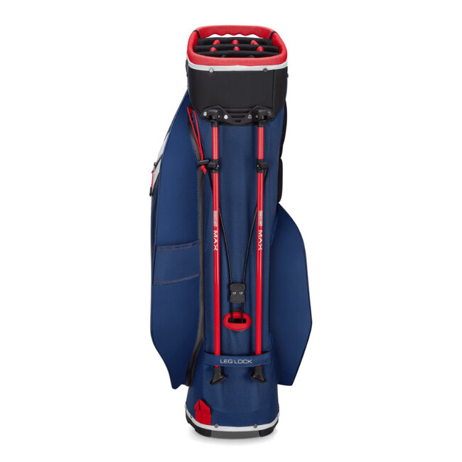 Big Max Dri Lite Hybrid Tour 2 Stand Bag navy rood wit