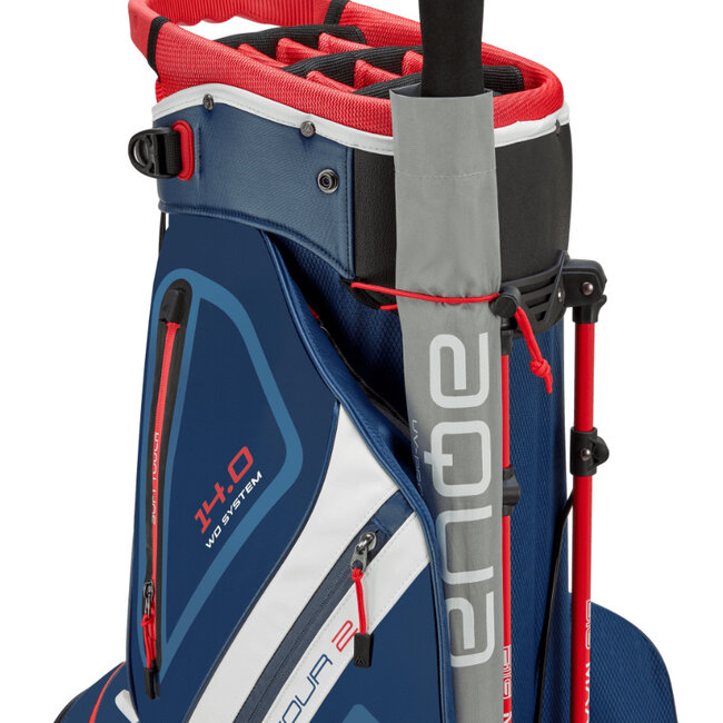 Big Max Dri Lite Hybrid Tour 2 Standbag Navy rood wit