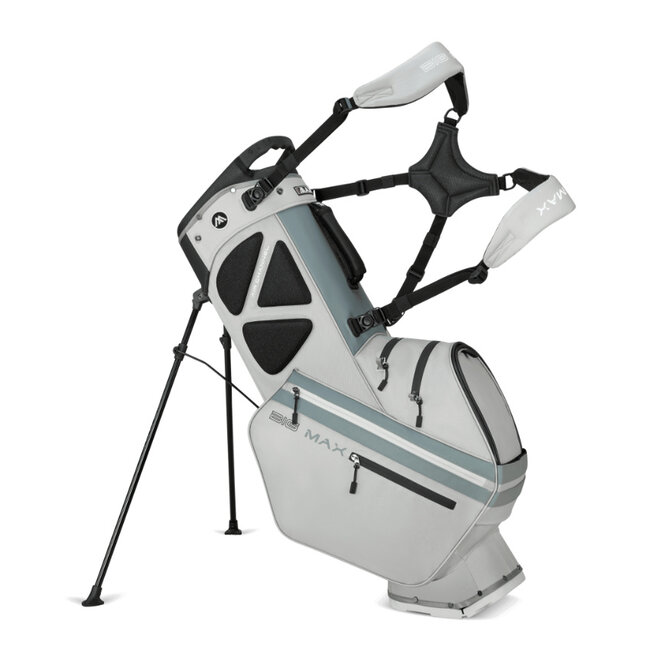 Big Max Dri Lite Hybrid Tour 2 Stand Bag zilver grijs