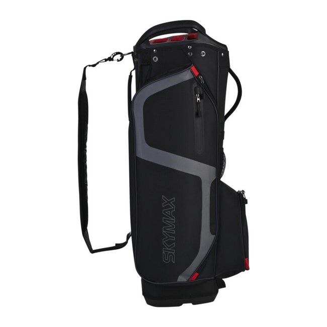 Skymax Cartbag 9,5 Inch zwart rood grijs