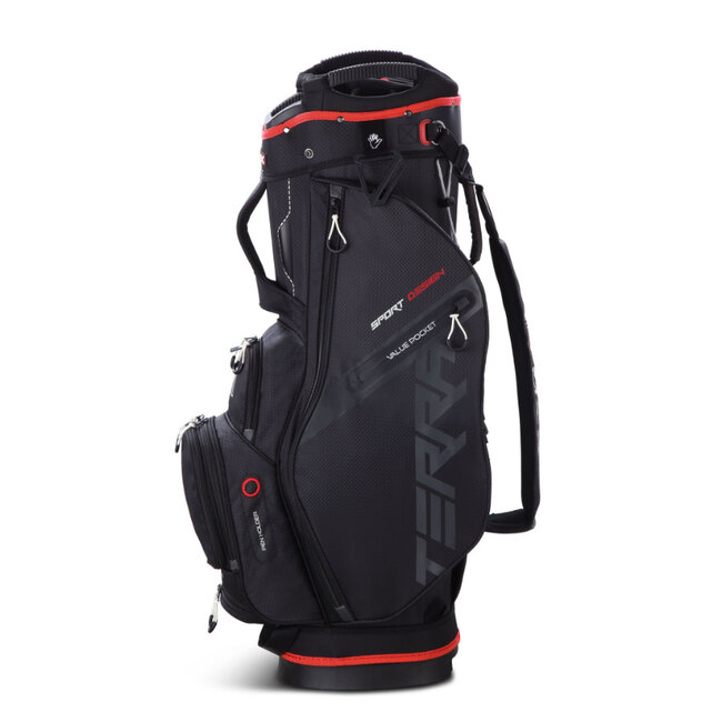 Big Max Dri Lite Terra Sport Cart Bag zwart rood