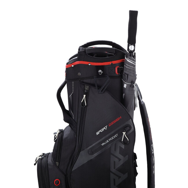 Big Max Dri Lite Terra Sport Cart Bag zwart rood