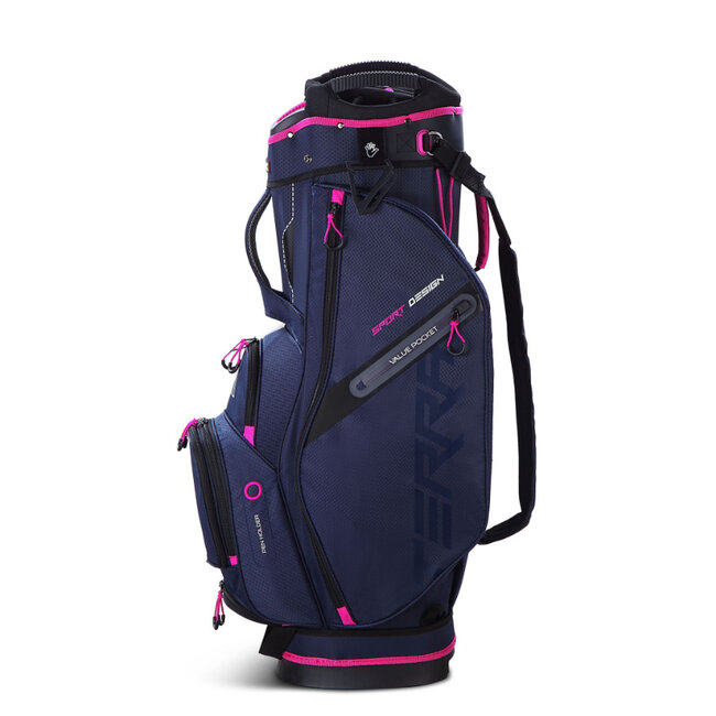 Big Max Dri Lite Terra Sport Cart Bag blauw fuchsia