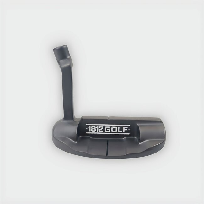 1812 Golf Argento Semi-Mallet putter zwart rechts