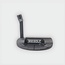 1812 Golf Argento Semi-Mallet putter zwart rechts