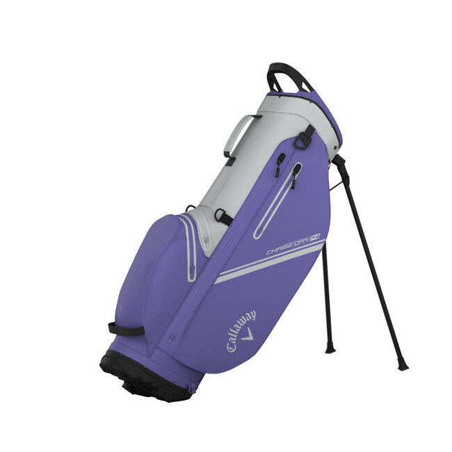 Callaway Chase Dry Stand Bag zilver paars