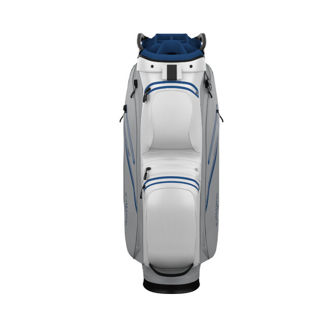 Callaway Chase 14 DRY Cart Bag wit zilver royal blue