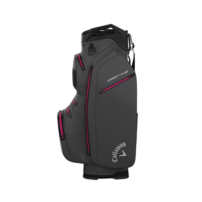 Callaway Cart Bag ORG 14 HD charcoal roze zwart
